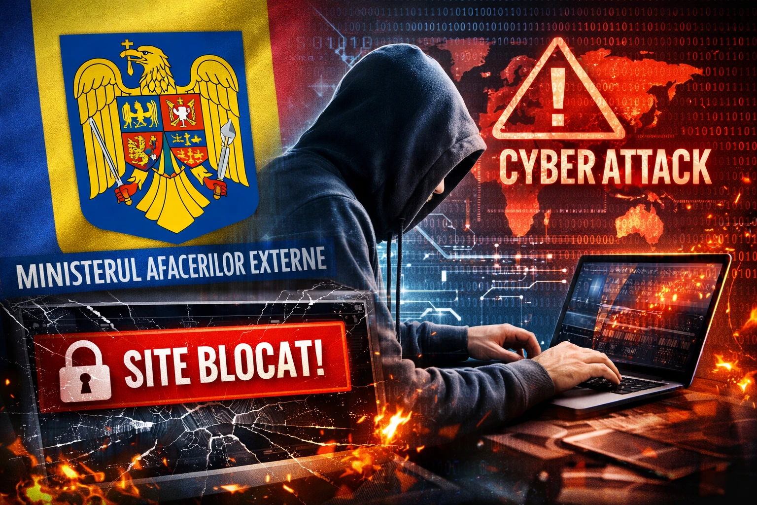 Atac cibernetic asupra platformelor Ministerului de Externe: două site-uri MAE au fost temporar blocate
