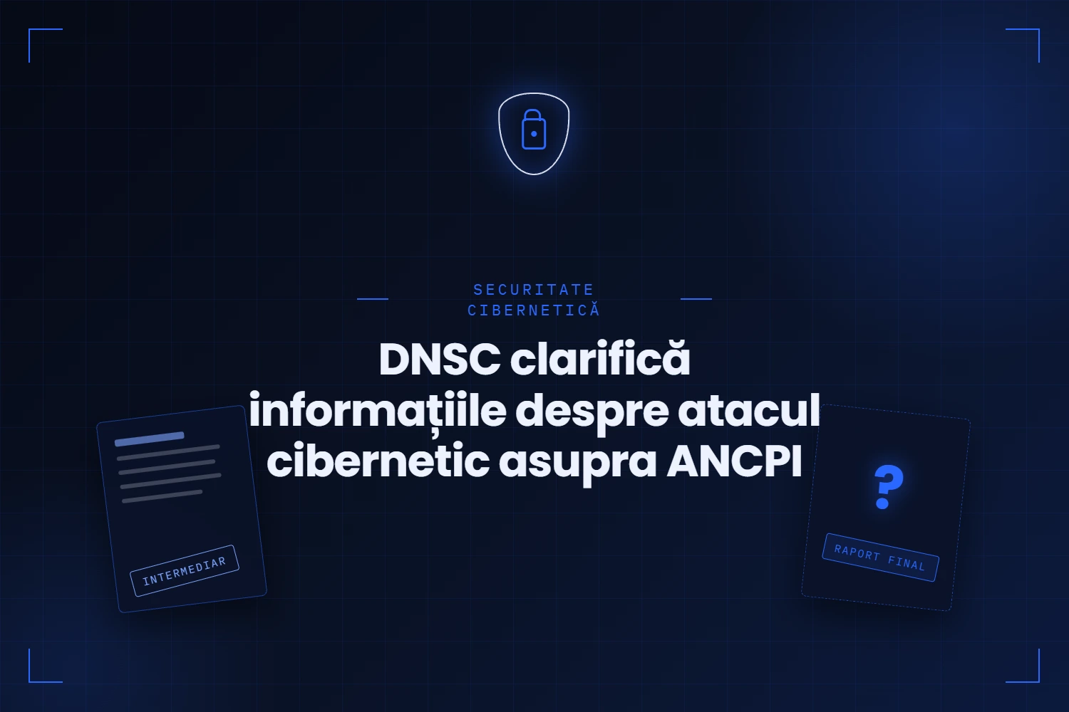 DNSC clarifică informațiile despre atacul cibernetic asupra ANCPI: documentul apărut în presă nu este raportul final